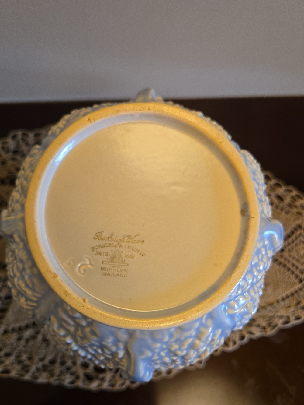 Vintage Burleigh Ware Cauliflower Vase - Picture 4 of 8
